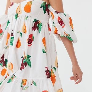 Urban Outfitters Off The Shoulder Fruit Dress